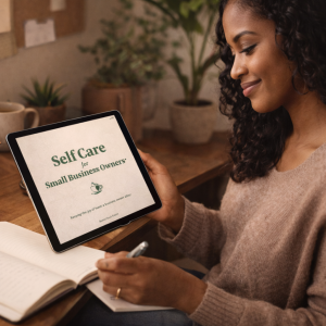 Self Care for Small Business Owners ~ Digital Download Business Workbook