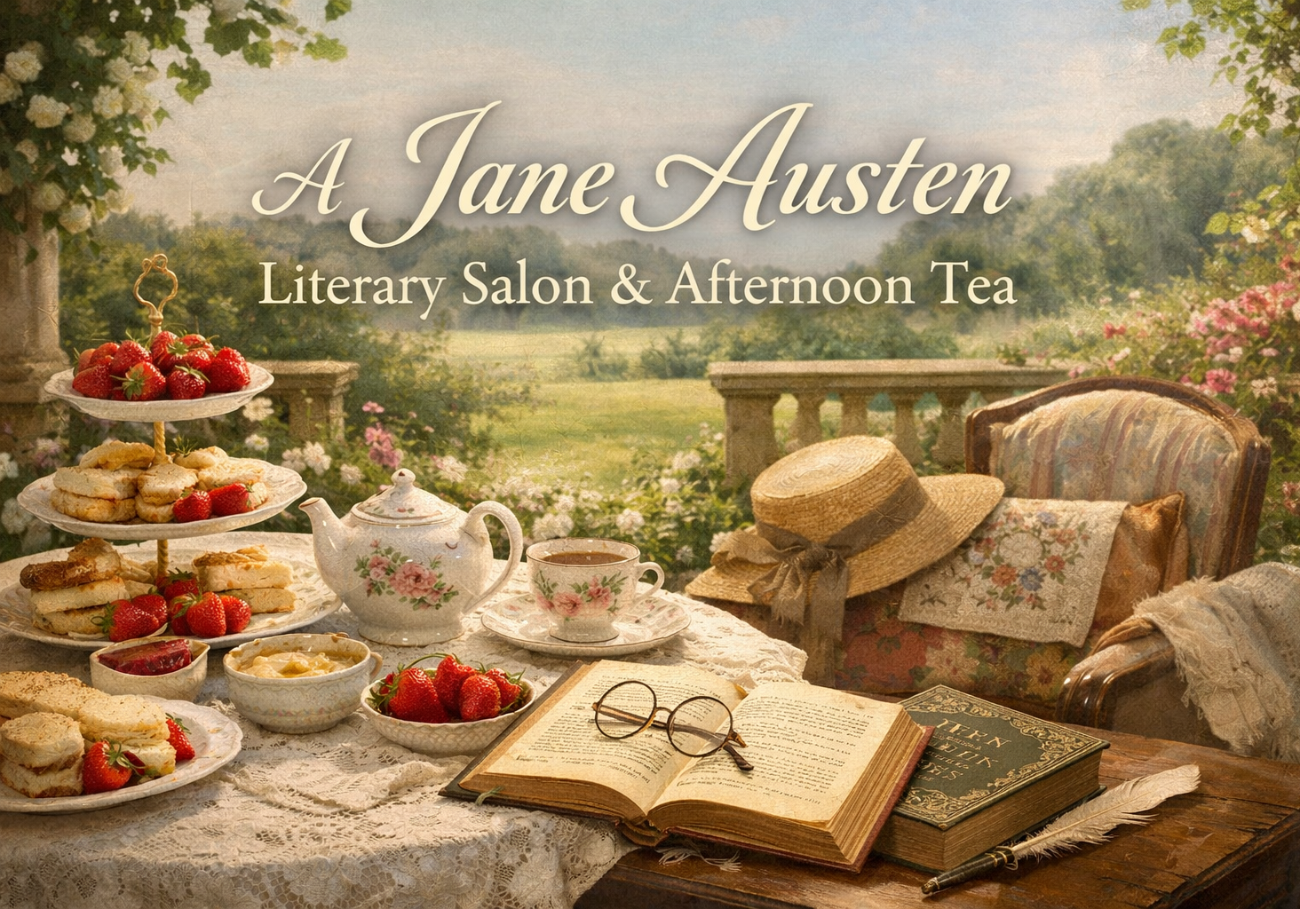 25th July π A Jane Austen Literary Salon & Afternoon Tea