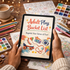 Adult Play Bucket List ~ Guided Journal Printable PDF